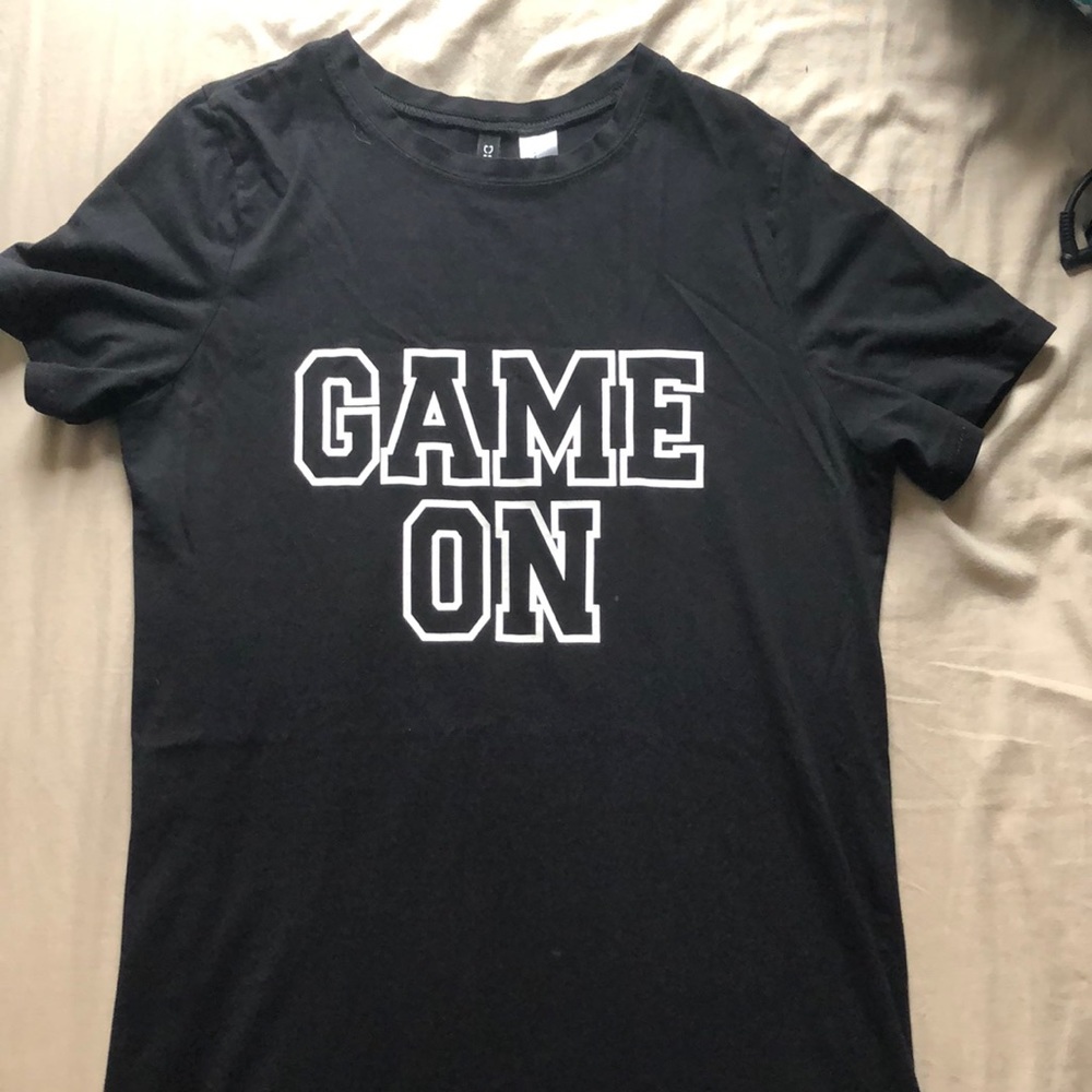 Black t shirt dress